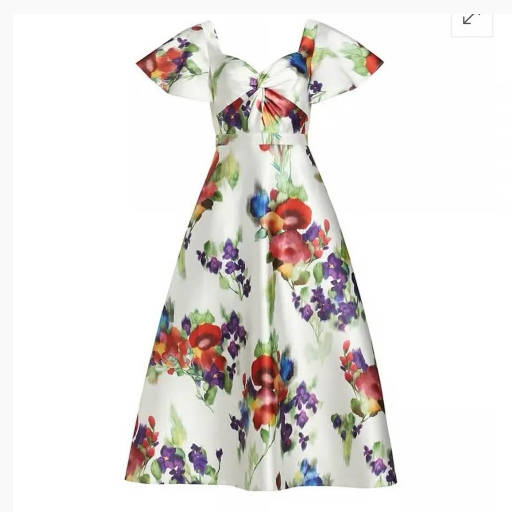 Theia Tea length dress NWT
